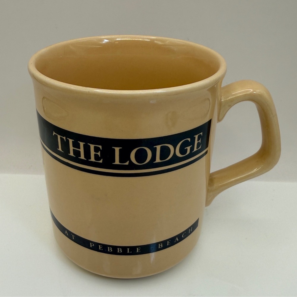 Vintage The Lodge at Pebble Beach Mug Made in England Golf Resort Souvenir